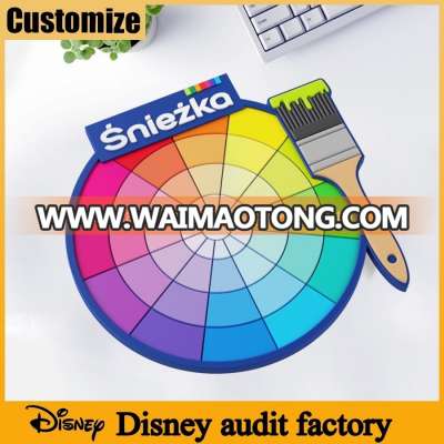 Disney audited factory Business promotional gifts custom silicone drink coasters