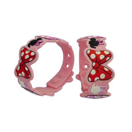 FAMA audited factory customized funny cartoon shape kids silicone promotional bracelet