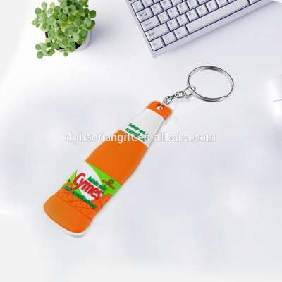 FAMA approved factory custom made soft pvc silicone rubber promotional gifts key ring