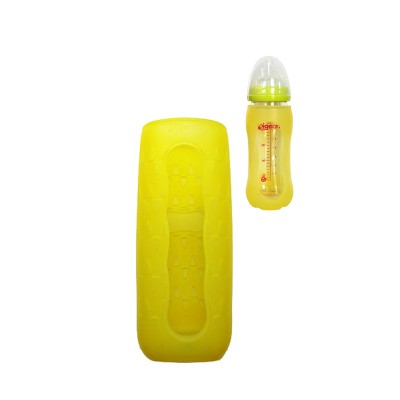 FAMA Social audit factory customize baby feeding milk bottle silicone protective sleeve