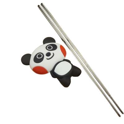 Food grade custom cute silicone chopstick helper for kids and beginners