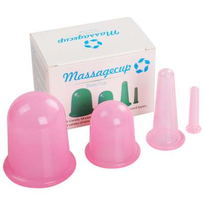 High Quality Exsiting Medical Silicone Therapy Suction Massage Cup Vacuum Cup Facial Cup Silicone Anti Cellulite cupping