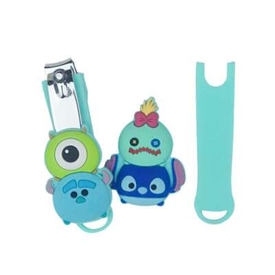 Customize promotion gift baby nail clipper silicone cartoon nail clipper